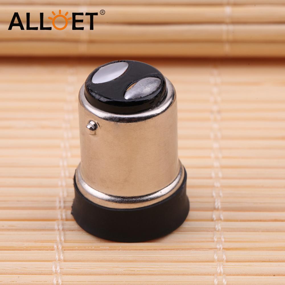 BA15D Om E14 Base Led Light Bulb Lamp Adapter Converter Screw Socket