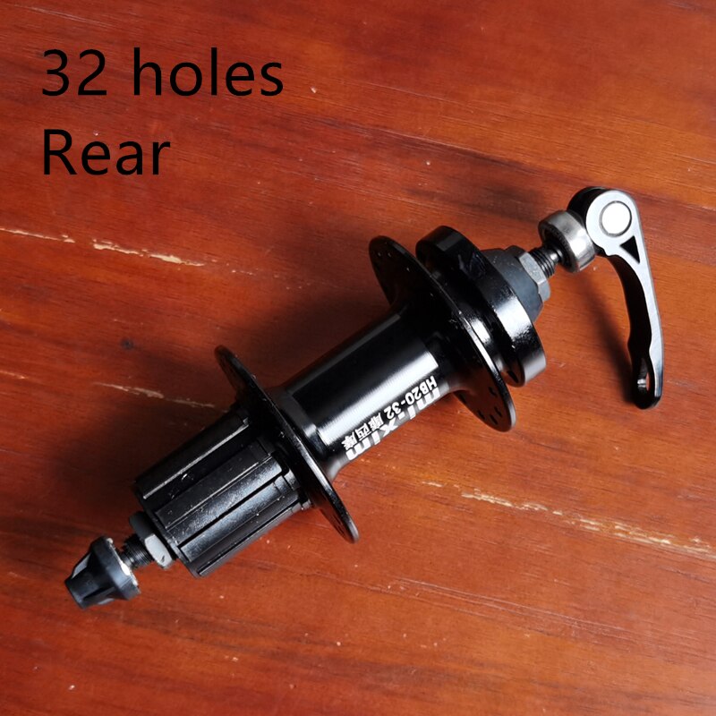 Quick Release bicycle hub disc card brake MTB mountain Front Rear bike hub bicycle hubs 32 36 Holes 7/8/9/10 speed: 32 holes Rear