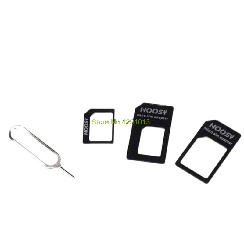 4 in 1 konvertera nano sim-kort till mikrostandardadapter för iphone för samsung 4g lte usb trådlös routerstöd