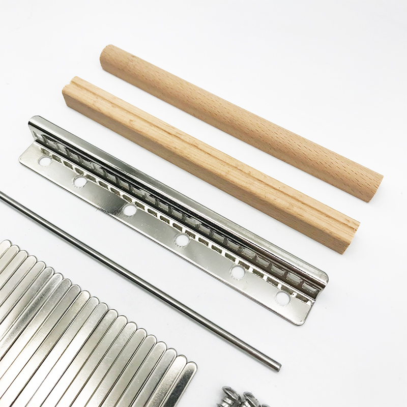 DIY 8 17 21 tonos Kalimba accesorios llaves paletas pulgar Piano puente piezas de repuesto instrumentos musicales caseros kalimba