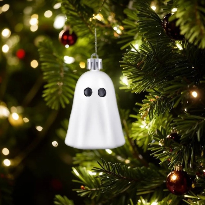 Różowy Duch Halloweenowy Wiszący ornament Ozdoba na Choinkę Świąteczna Wiszące Urocze Duszki Dekoracja na Imprezę Halloweenową: Głębokie szafir