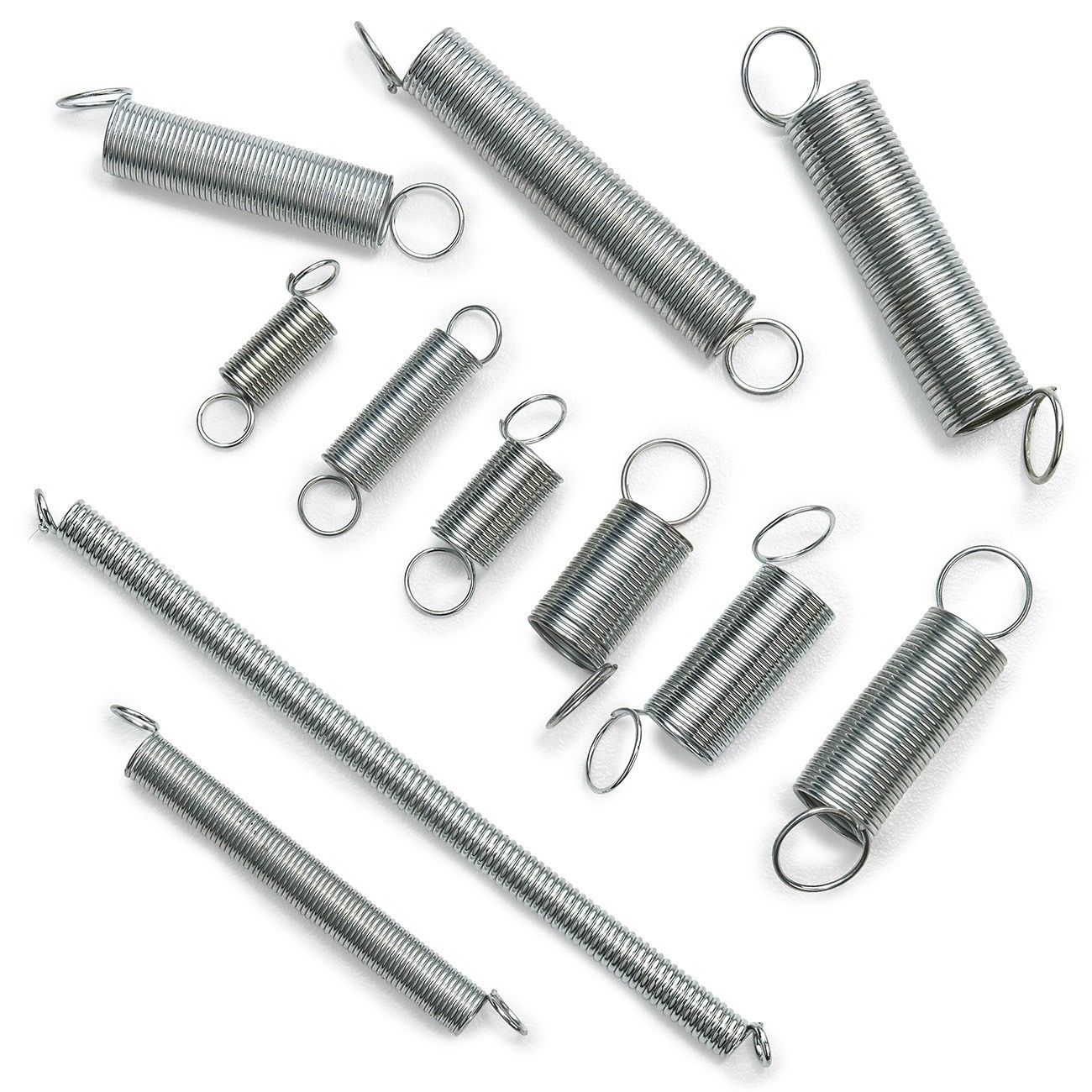 200pc Spring Assortment Set | Zinc Plated Steel Compression Carburetor Extension