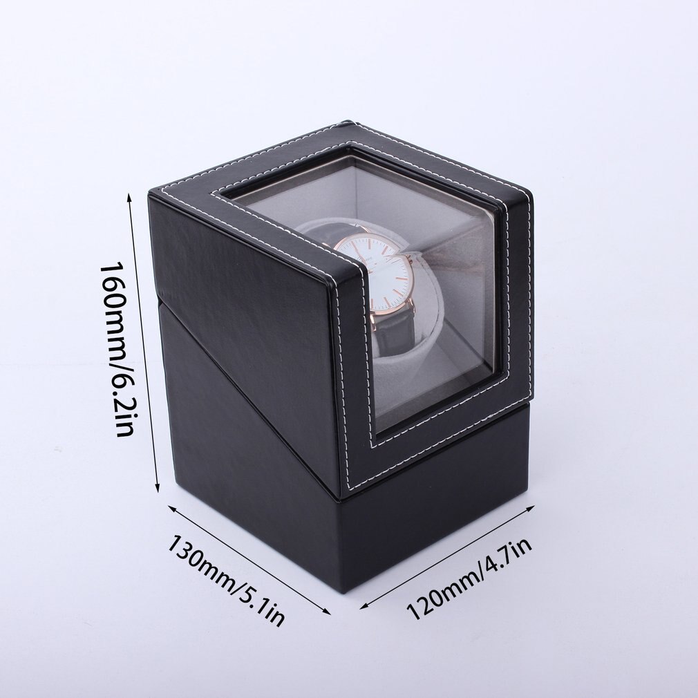 EU/US/AU/UK Plug High Class Motor Watch Shaker Watch Winder Case Holder Display Automatic Mechanical Black Brown Winding Jewelry