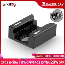 SmallRig Cold Shoe Adapter with Two Secure Bending Compatible For Universal Camera Accessories with 1/4" Threads - 1960