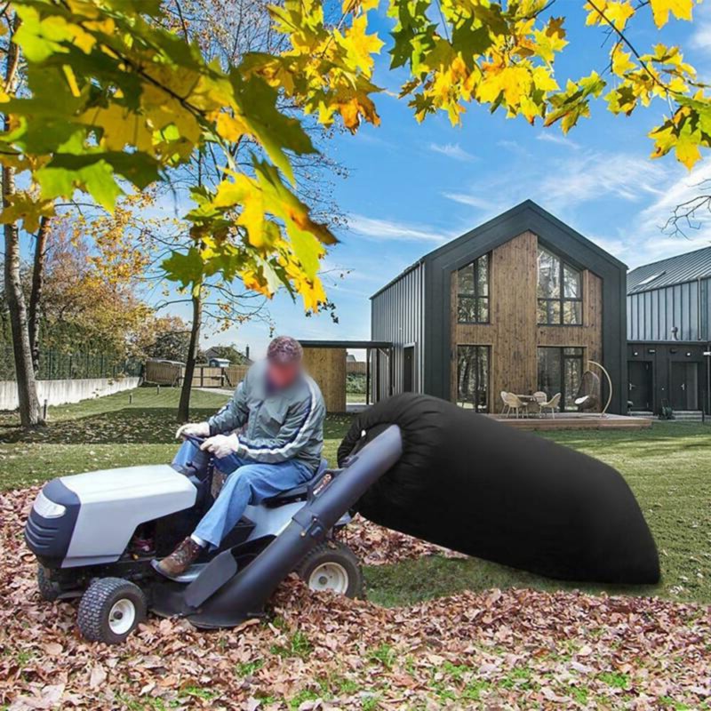 210D Oxford Cloth Leaf Bag For Lawn Tractor Garden Lawn Mower Leaf Bags For Fast Garden Leaf Cleaning Universal Fit Leaf Bag