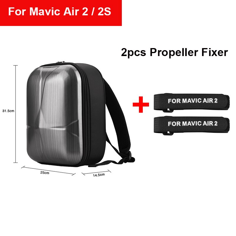Reise Rucksack für DJI mavic Luft 2/2S Hartschalen-transportkoffer Wasserdichte Lagerung Schulter tasche für DJI Luft 2/2S Drohne Zubehör: schwer Hülse B