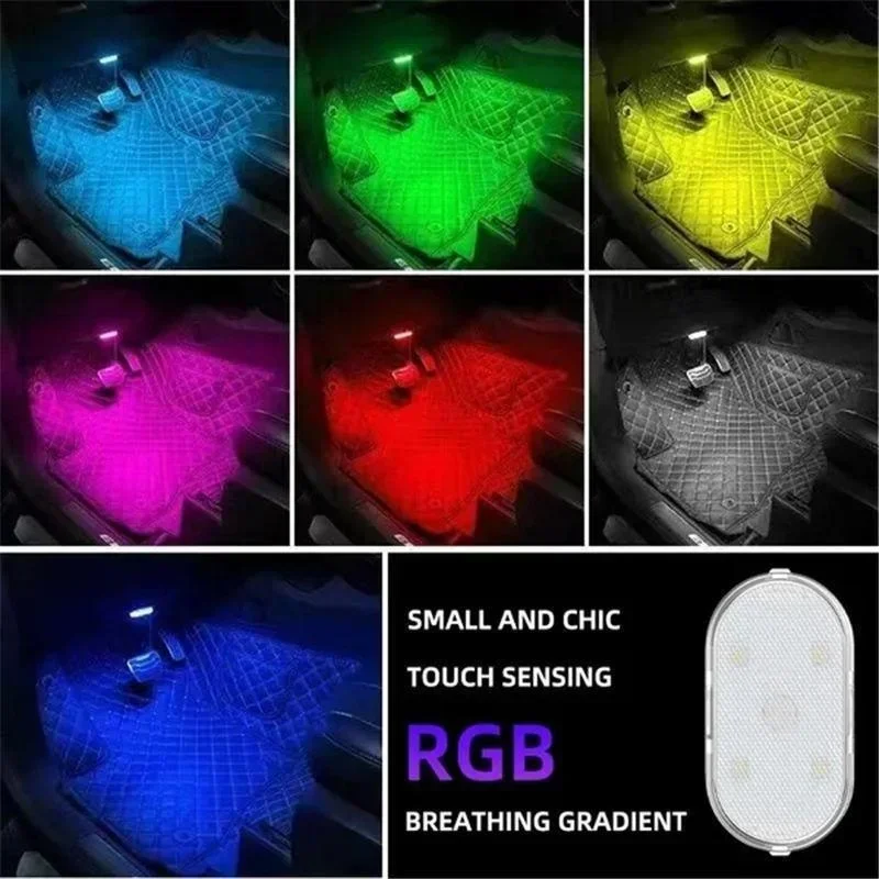 berühren Sensor USB LED Innenleuchte LED Lampe Auto Deckenleuchte Leseleuchte Auto Dekorationen Dach Innenbeleuchtung