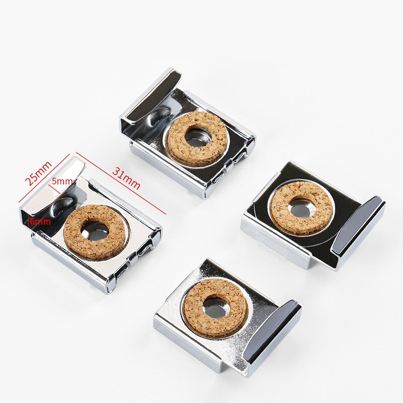 4pcs/set 32x24mm Adjustable Mirror Clip Bracket Spring Loaded Mirror Hanging Clip Wall Bracket