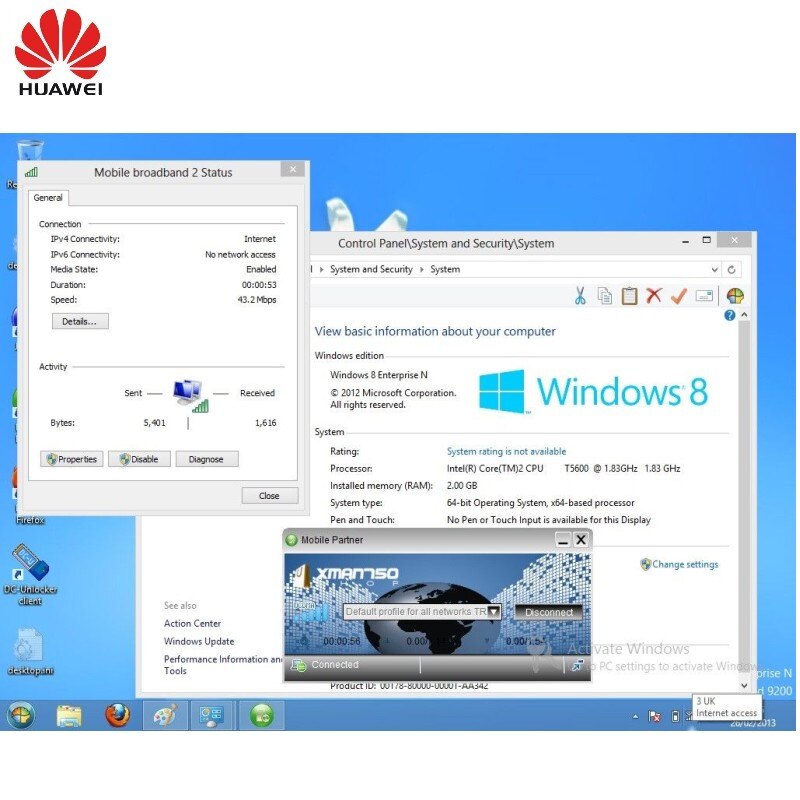 Plug and play 3g usb modem huawei  e170
