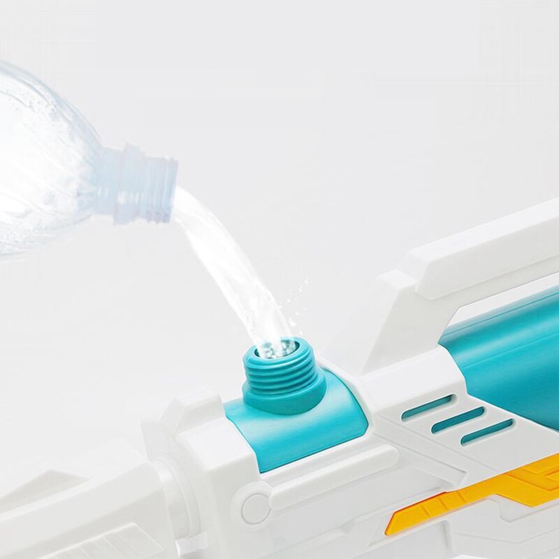 Dubbele sproeier uittrekbaar kinderwaterspuitspeelgoed zomer strandspeelgoed water hogedrukpomp plastic waterspuitspeelgoed