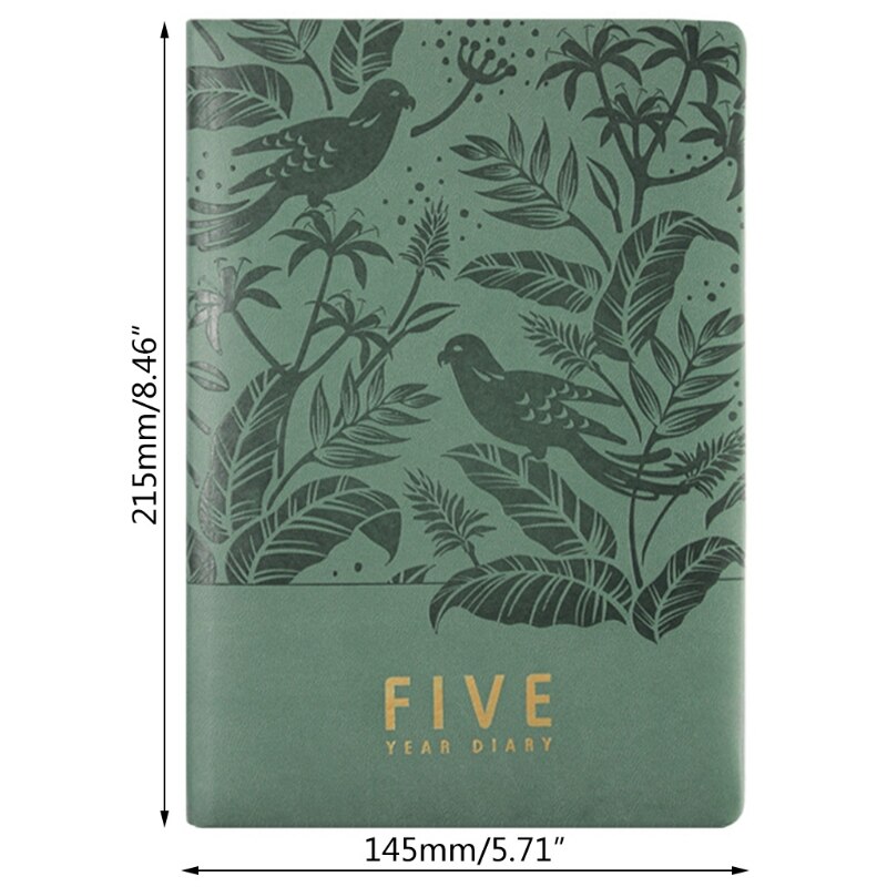 H05B Five Year Diary Notebook A5 Yearly Agenda Journal Business Notepad Planner Organizer School Office