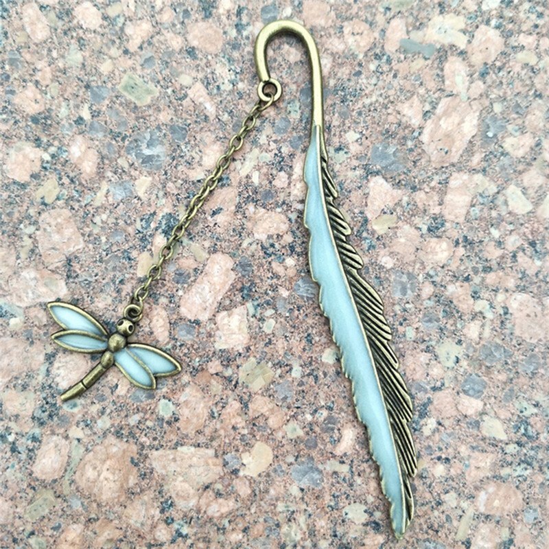 1 st retro lysande bokmärke fjäril trollslända formad etikett läs bokmärke elever skola pappersmaterial