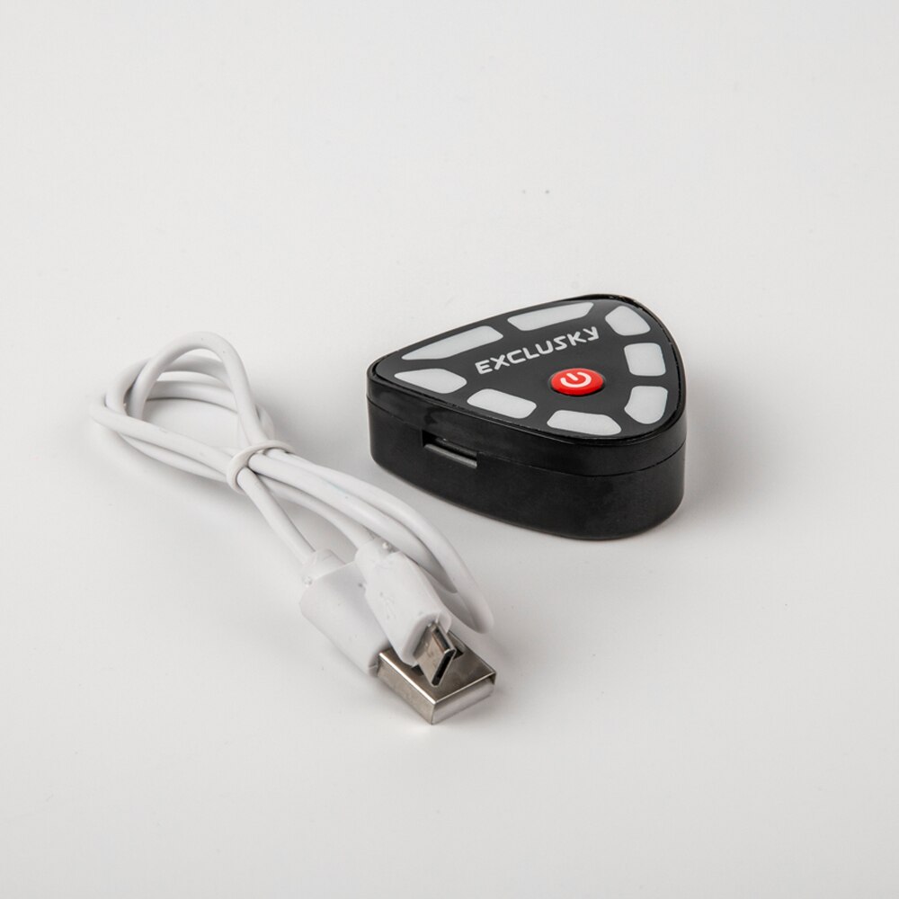 EXCLUSKY Adult Rechargeable USB Safety LED Road Cycling Bicycle Light Helmet Size M and L CE CPSC Certification: Light / M  54-58cm