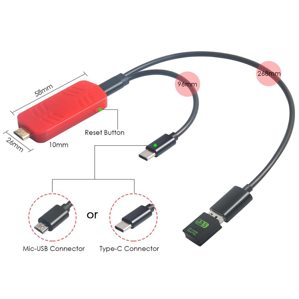 Mobiele Telefoon Hdmi Wireless Display Dongle Wifi Hdmi Adapter Connector Ondersteuning Airplay