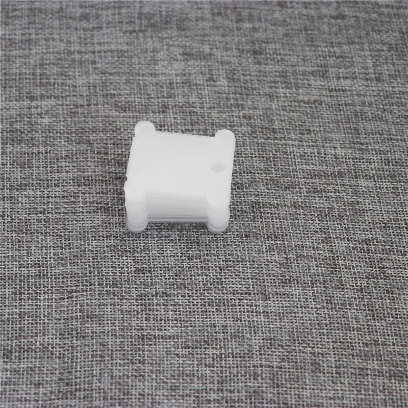 50 Stuks Borduren Floss Craft Draad Spoel Kruissteek Opslag Houder Plastic Tim Borduurgaren Opslag Classificatie: White