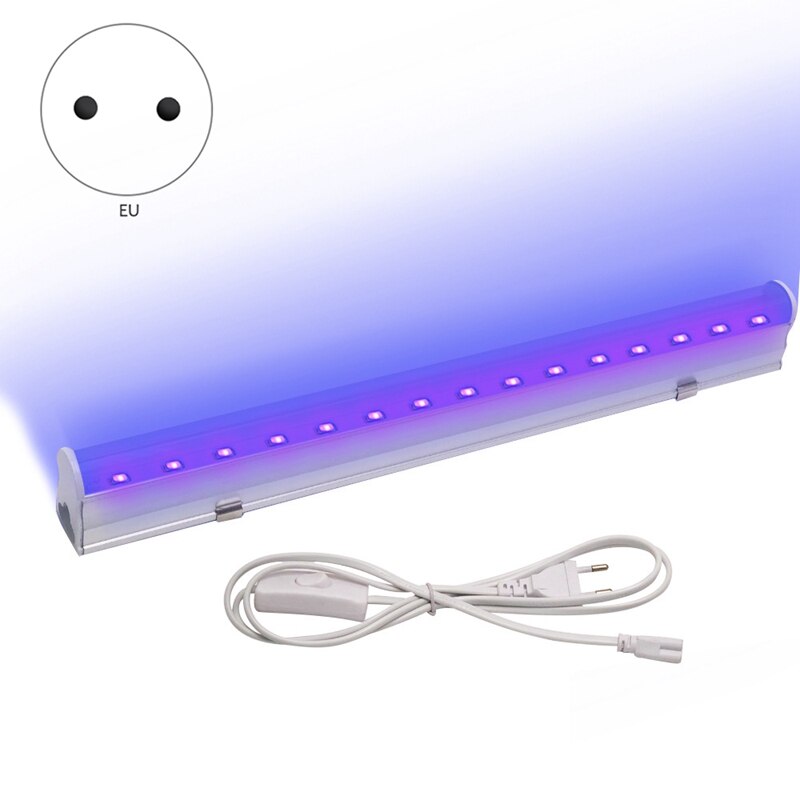 T5 LED UV Light UV LED Curing Light UV Glue Solidification Ultraviolet for Lighting and Disinfectionv EU Plug