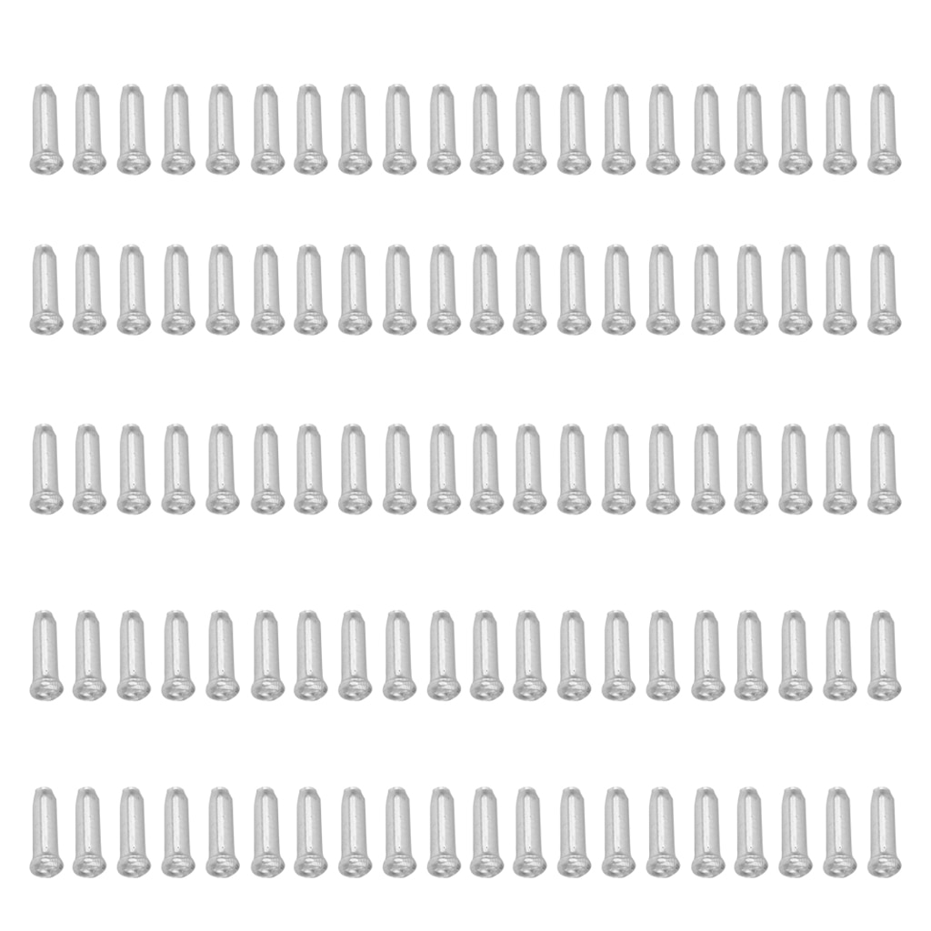 (100 Pieces) End Sleeves End Caps Sleeves Brake Cable Cable End Sleeves For Brake Cable Shift Cable