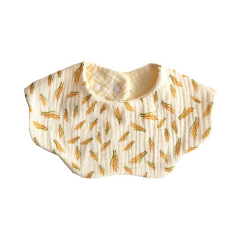 360 Graden Rotatie Burp Doek Baby Bloemvorm Voeden Bib Bandana Sjaal 5-Lagen Puur Katoen Absorberende Speeksel Handdoek