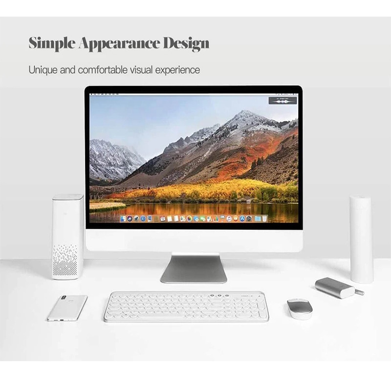 Original Xiaomi Miiiw Bluetooth Dual Mode Keyboard 104 Keys 2.4GHz Multi Compatible Wireless Portable for macbook Keyboard mini