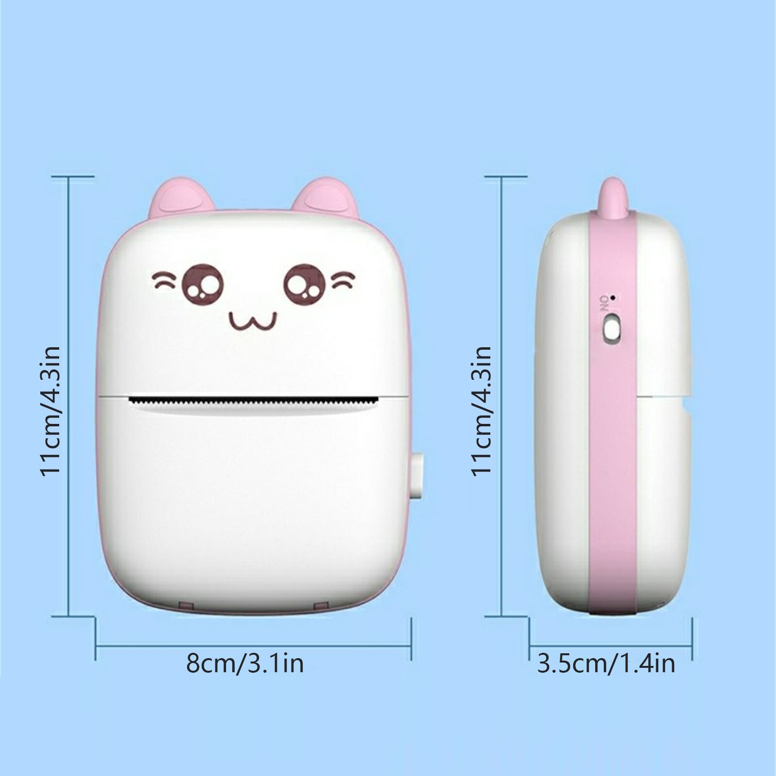 Mini Portable Thermal Printer Photo Pocket Photo Printer Printing Wireless Bluetooth For Android Ios Printers Impresoras