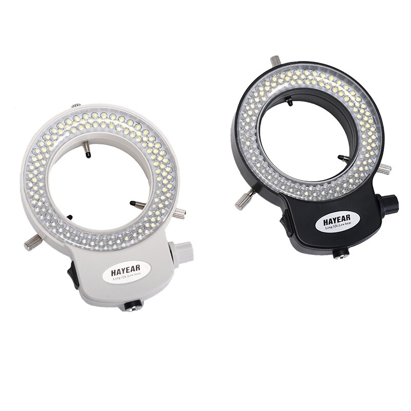 Verstelbare 144 Led Light Microscoop Ring Light Illuminator Heldere Lamp Met Adapter Voor Digitale Stereo Microscoop