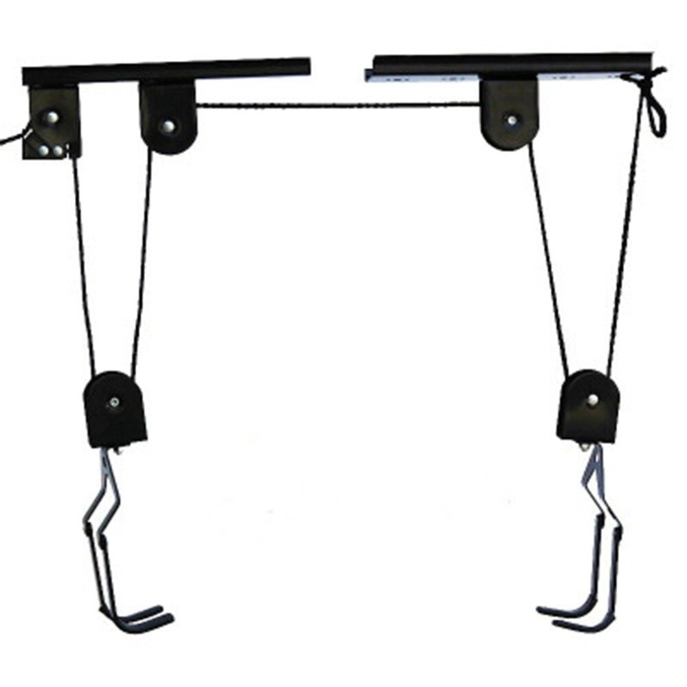 Multifunction Kayak Hoist Pulley System Bike Lift Display Hanger Hook Garage Ceiling Storage Rack Hanger with Free Rope