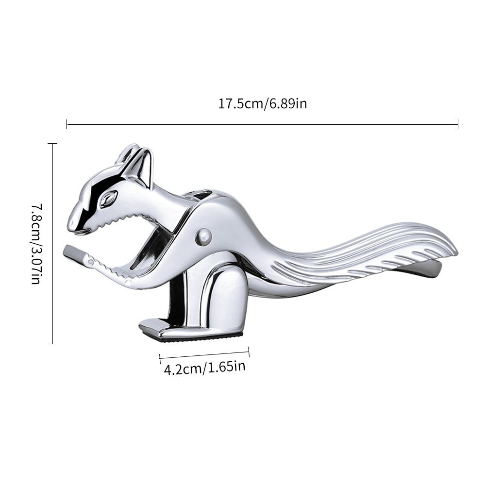 Manual Stainless Steel Nut Cracker Mechanical Sheller Walnut Nutcracker Fast Opener Kitchen Tools Fruits And Vegetables: E