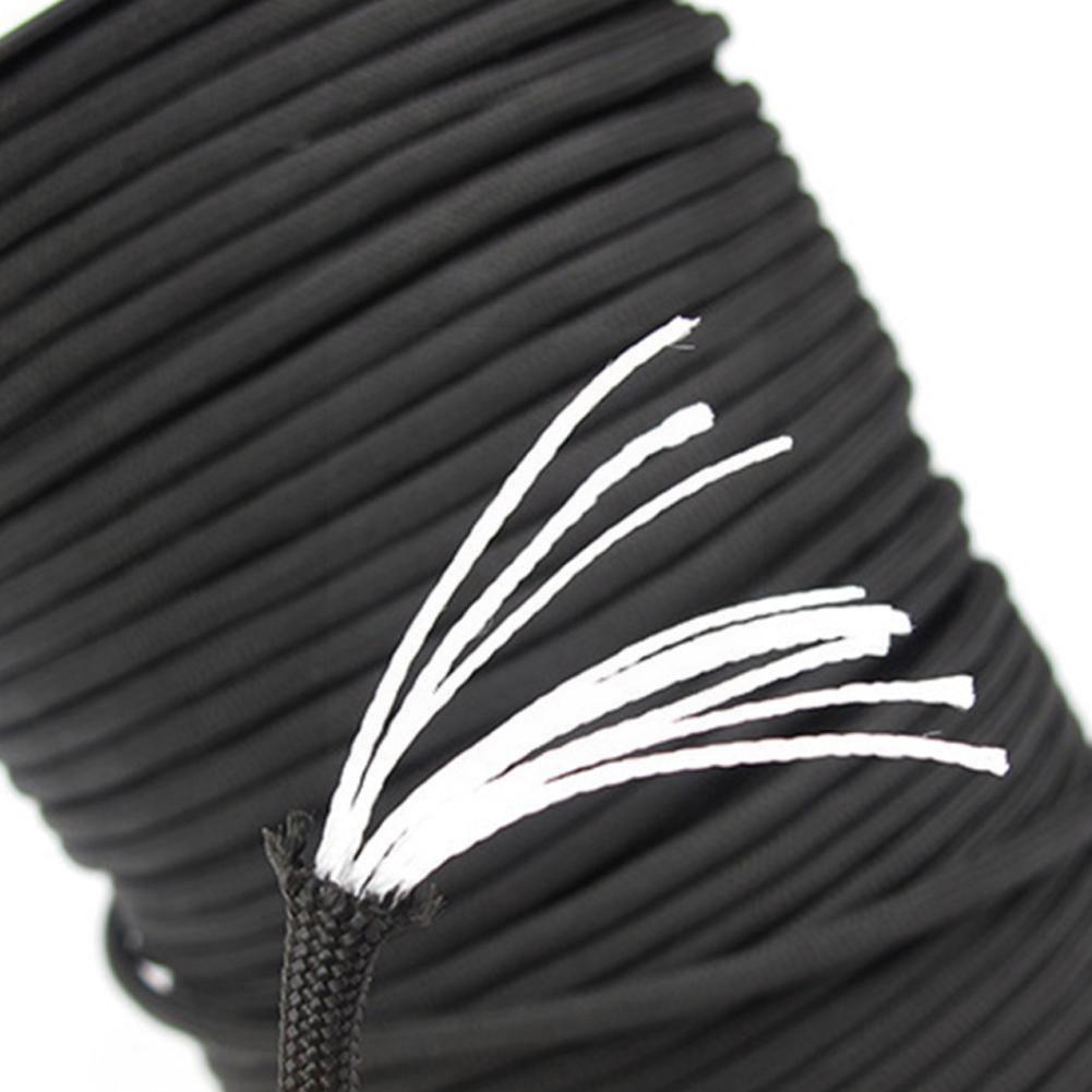 100M 9 Stand Cores Paracord Voor Survival Parachute Cord Lanyard Camping Klimmen Camping Touw Wandelen Waslijn G7K3