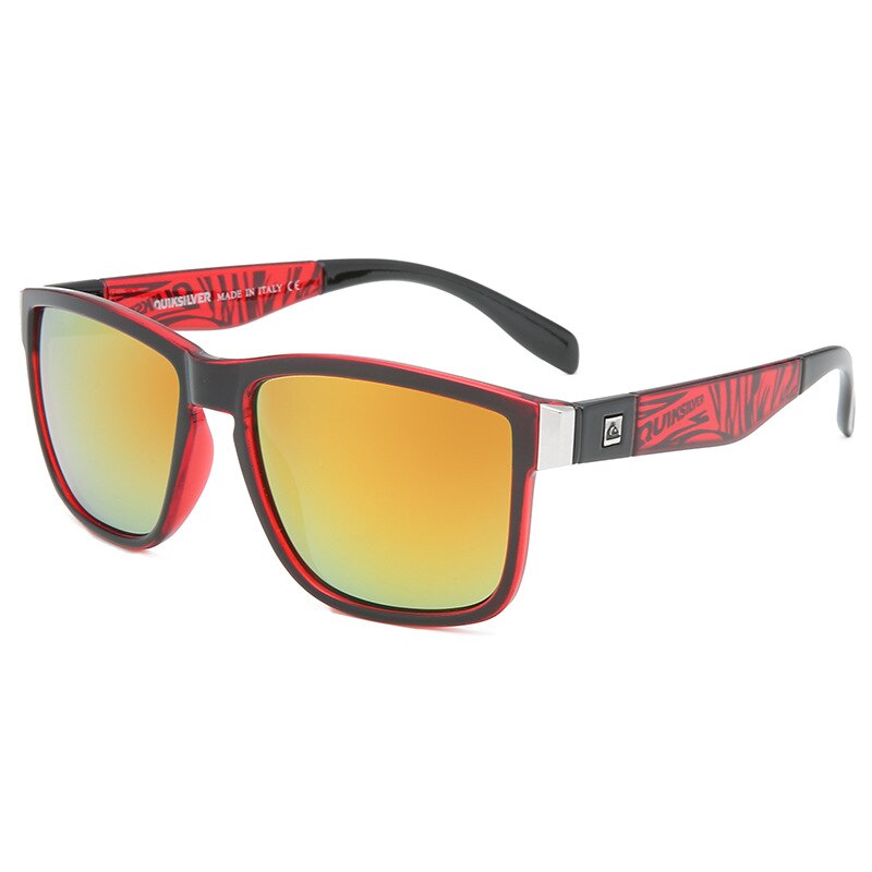 QS056 Klassieke Sport Zonnebril Mannen Vrouwen Strand Vissen Zonnebril Populaire Vierkante Glazen UV400