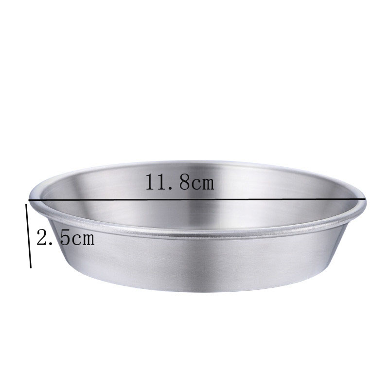 304 Rvs Kimchi Plaat Schotel Kom Saus Goud Gouden Kleine Schotel Opslag Trays Plaat Snacks Platte Kruiden Doos Servies: 11.8x2.5cm