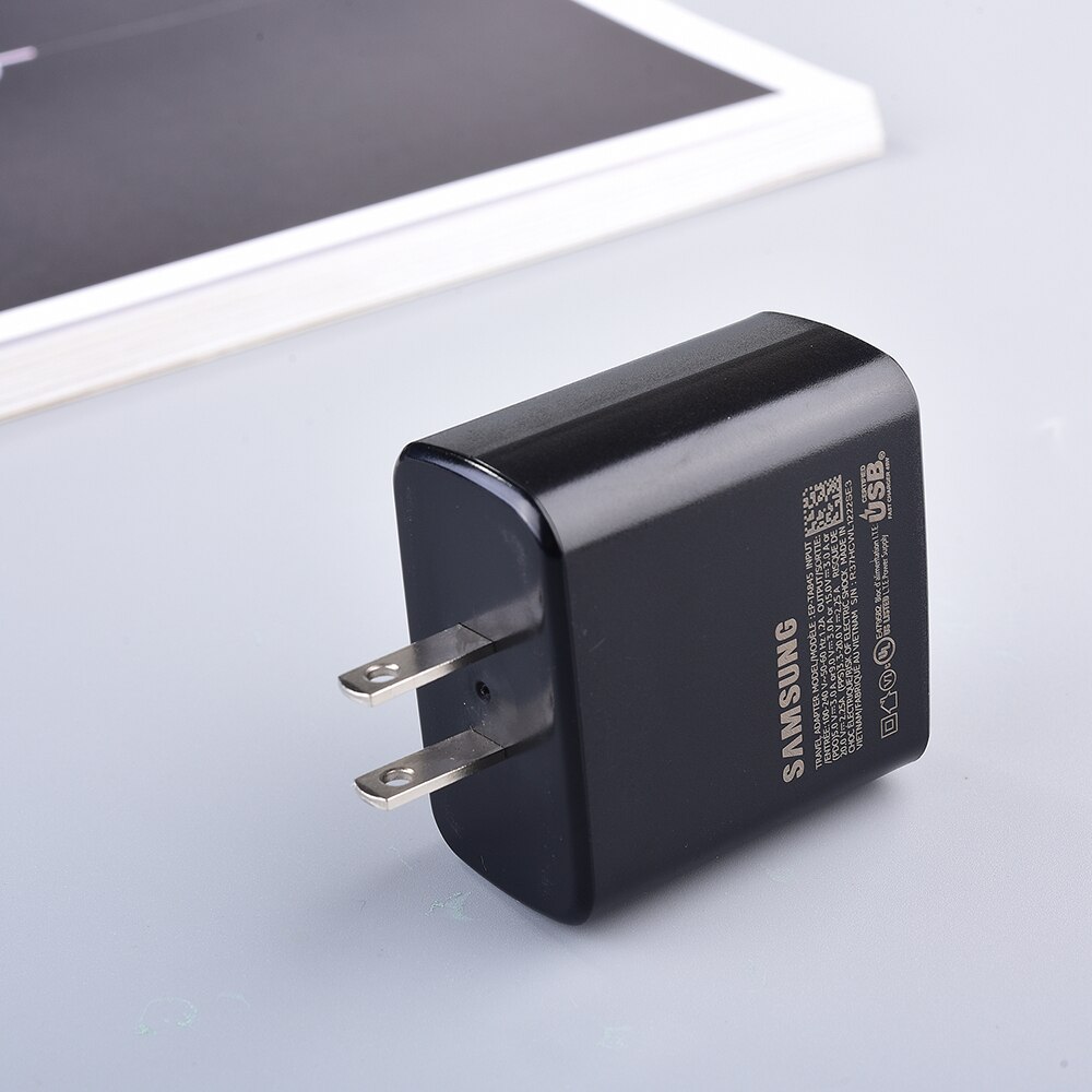 Samsung Note 20 + cargador 45W USB-C, EP-TA845 de carga rápida superadaptable para Galaxy Note 10 +/20 Ultra/S20/S20 Ultra/S 20 +: balck US charger