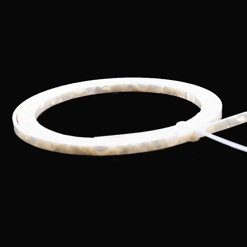 Colorful Celluloid 6/5/4/2 mm Width Guitar Binding Purfling 5 Feet Length White Pearl: Yellow