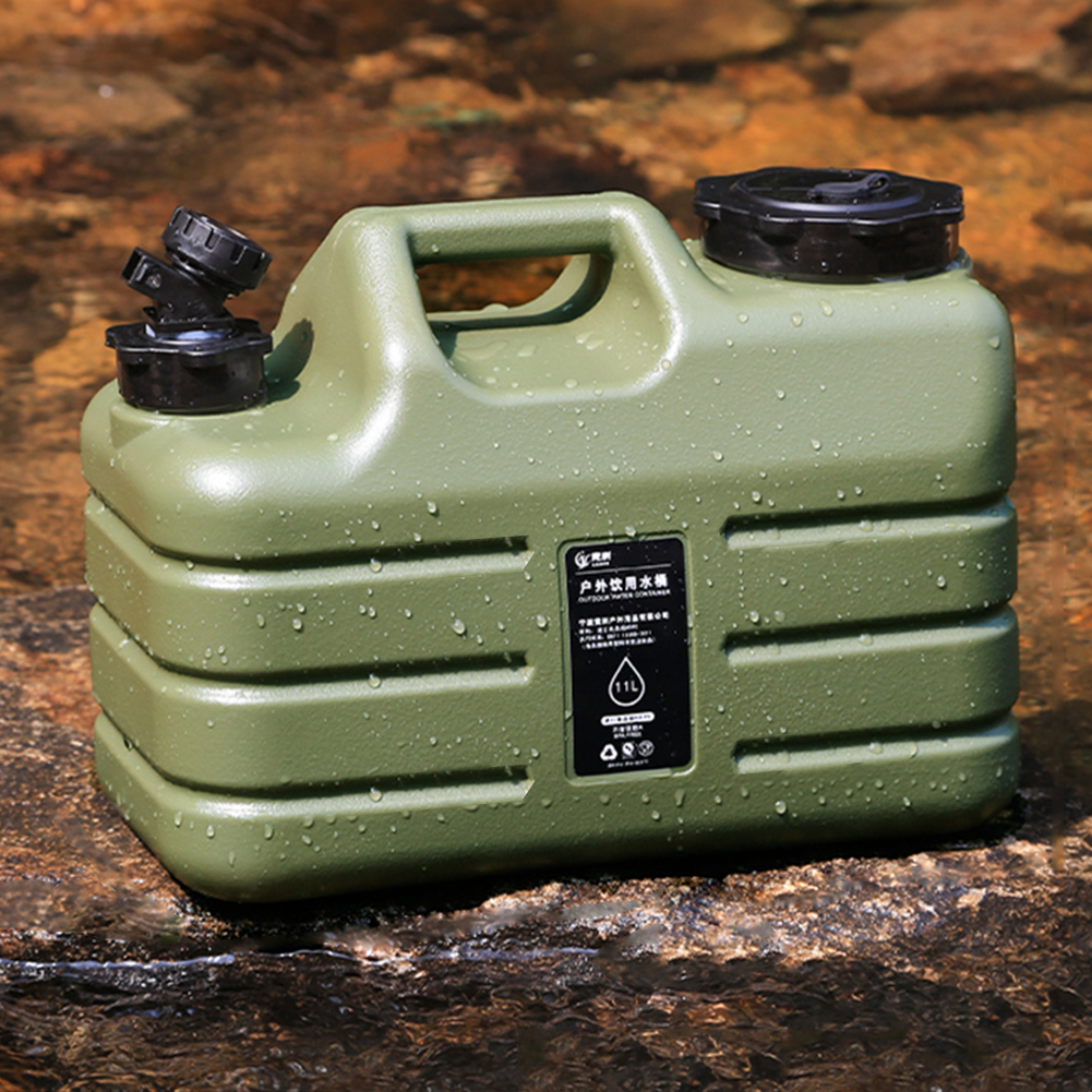 10/11/12L Water Bucket Large Capacity Water Pouch With Detachable Faucet Portable Drinking Water Container Camp Water Bag ﻿