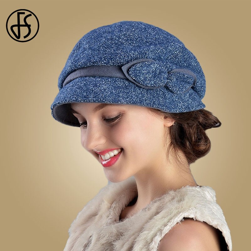 Naisten villahatut, ranskalainen baretti, huopahattu, kirkkohattu, sininen, punainen, harmaa, lämmin, rento, naisten hattu, feminino