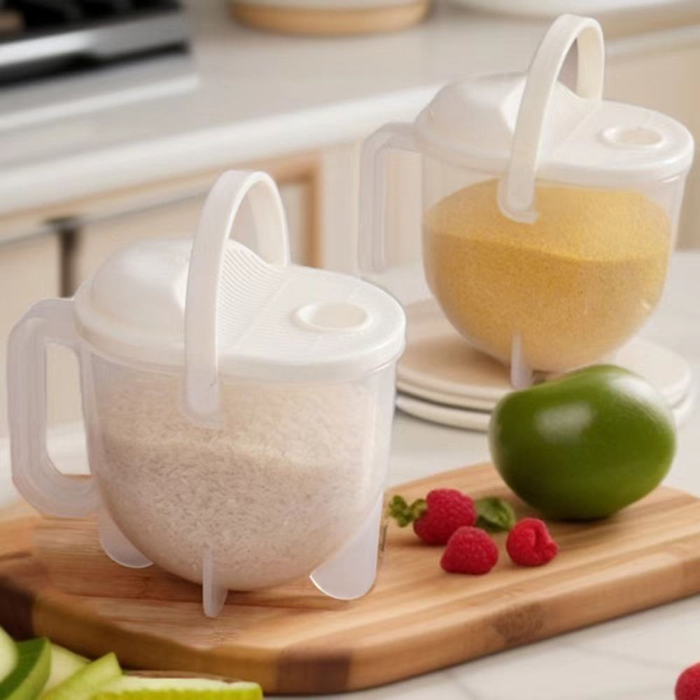Cuenco colador para lavadora de arroz, colador de quinoa de plástico, limpieza de frutas vegetales, granos de arroz, uvas, herramientas de cocina, colador de filtro
