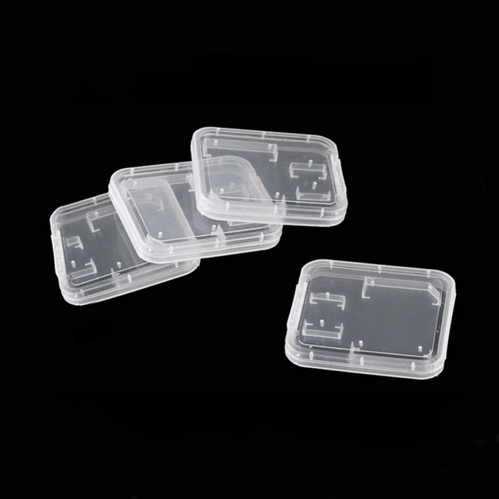 10 Stks/set Geheugenkaart Case Plastic Opbergdoos Flashgeheugenkaart Doos Cover Transparante Standaard
