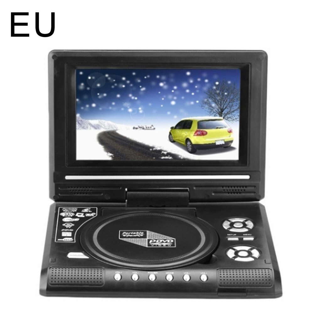 9.8 Inch Portable Mobile DVD With Mini Television Built In Battery Intelligent Power-off Memory Function Mini Television: EU