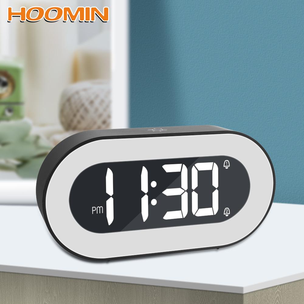 Muziek Tafel Klok Usb Aangedreven Nachtlampje Met Touch Snooze Elektronische Desktop Klok Digitale Wekker