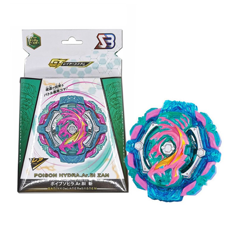 SB GT Series Beybleyd Burst B147 Metal Fusion Assemble Gyroscope wit Sword Luancher Spining Toys for Children