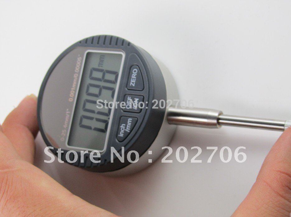 1inch Micron digital indicator 0-25mm 0.001mm electronic indicator dial gauge dial indicator