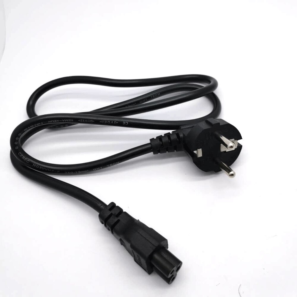 1x Durable 3-Prong 1.2m EU US AU UK 4Standards AC Power Supply Adapter Cord Cable Lead Charging Line Wires For PC Laptop