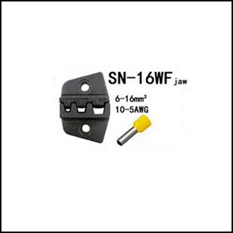 Mâchoire de serrage SN28B/48B/16wf/02WF/2/06WF/HS-10A/40J/10WF terminaux et récepteurs Non isolés