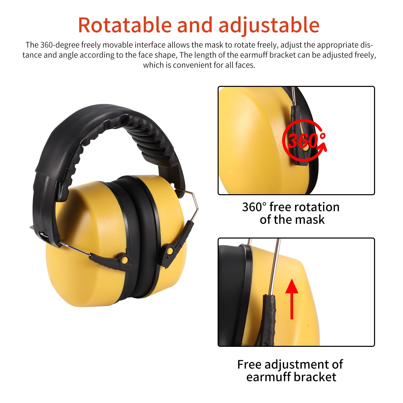 Orejeras insonorizadas para aviones, orejeras industriales silenciosas con reducción de ruido, para aprendizaje del sueño