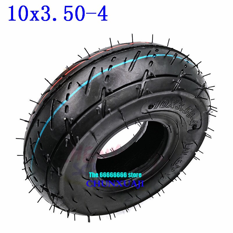 Good 10x3.50-4 Inner Outer Tyre 10x350-4 Pneumatic Wheel Tire for Electric Scooter, Trolley, Tiger Cart Accessories: outer tyre
