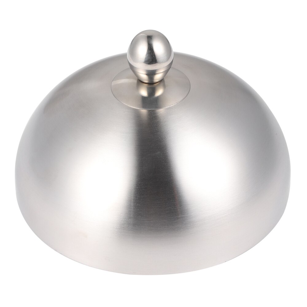 1pc Stainless Steel Steak Cover Dome Dish Lid Anti Oil Splashing Food