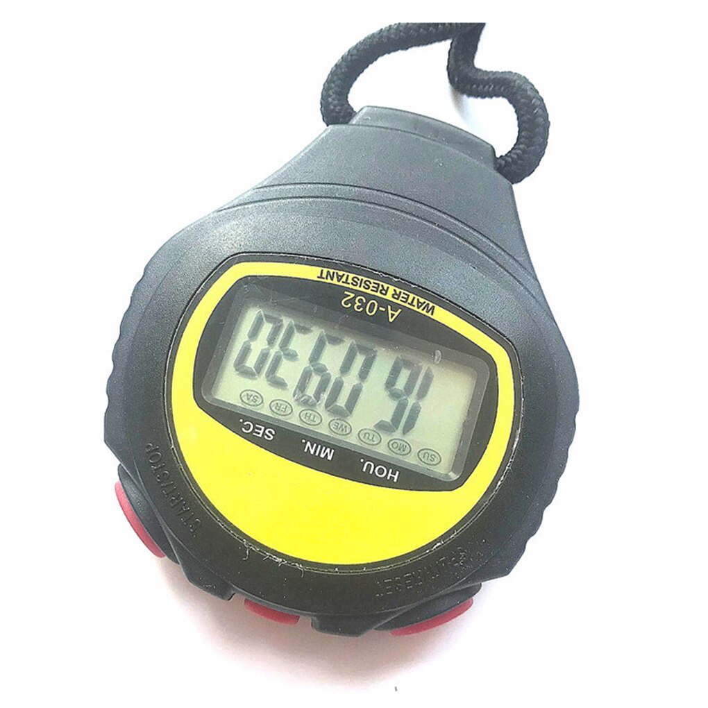 Exercise Timer Large Display Electronic Stopwatch Cycling Swimming Running Timer Sports Referee Coach Timer