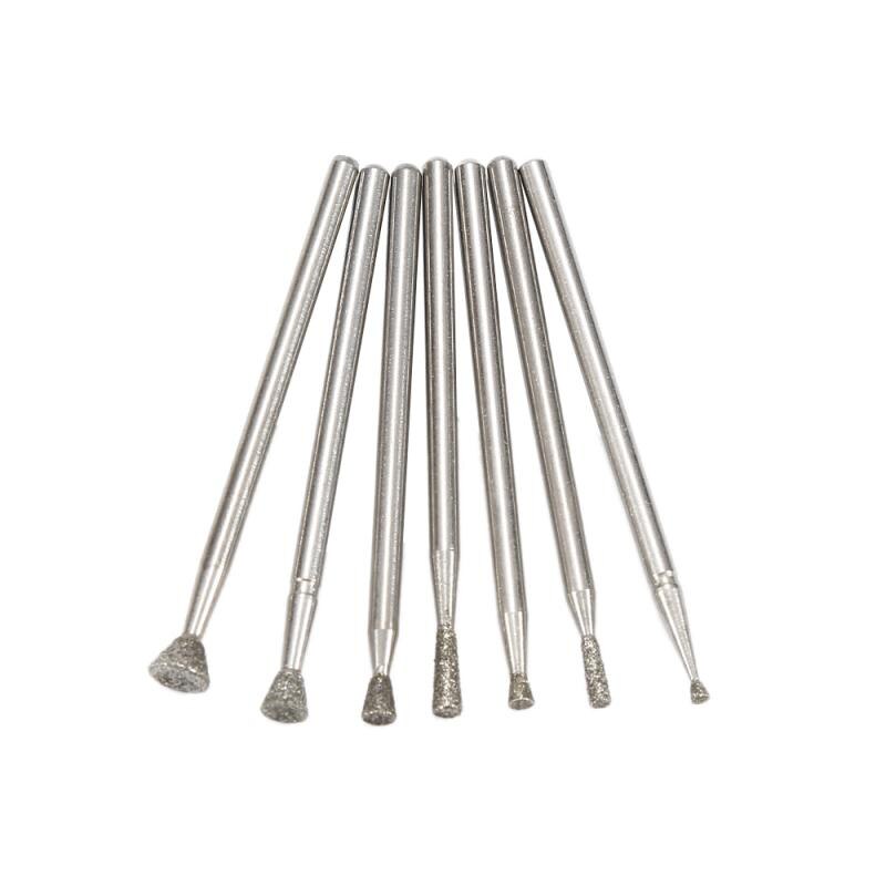 Diamond Rotary Tool Grinding Head Abrasive Tool Accessories Diamond Tipped Electroplated Rotary Grinding Head 2.34mm