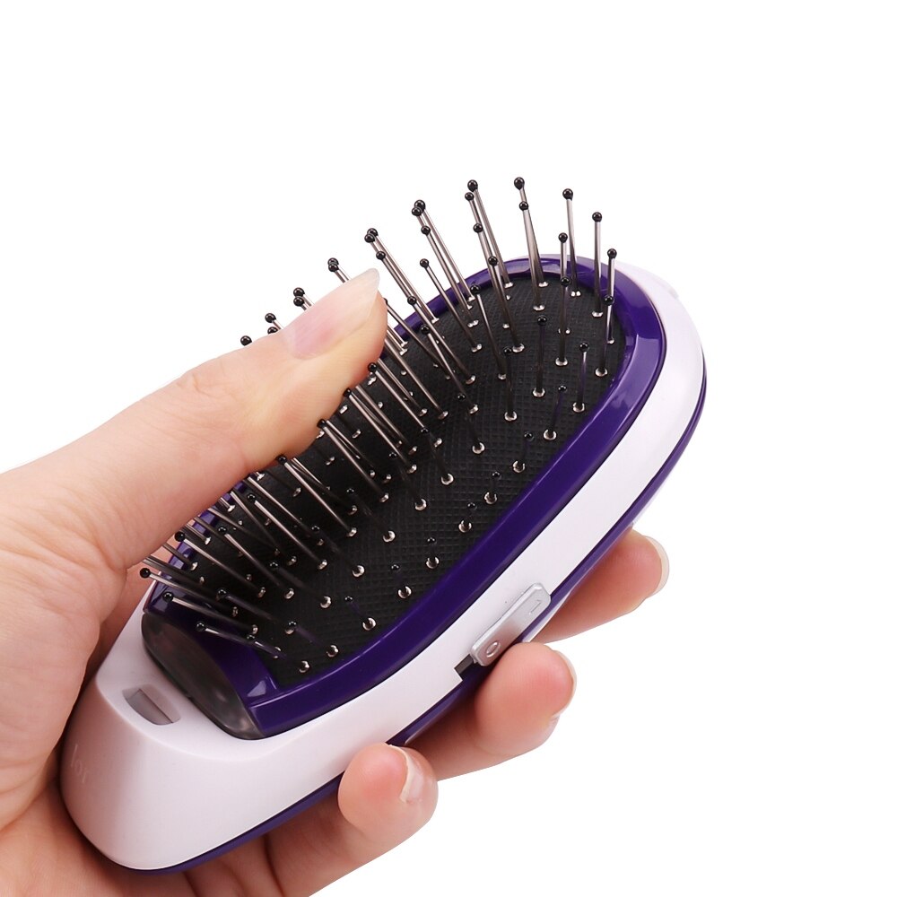 Portable Ionic Hairbrush Electric Hair Brush Anti-static Magic Negative Ion Hair Massage Comb More Frizz Hair Styling Tool
