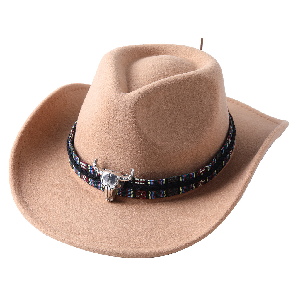 Sombreros de vaquero para hombre, accesorios con cuernos de jazz, sombreros de jazz para hombre y mujer, sombreros de fedora rizados de jazz, sombreros de caballero, grandes, étnicos, Panamá: 3