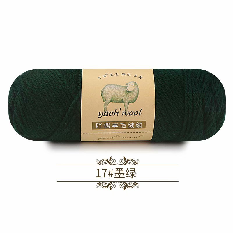Fio grosso de lã para tricô manual DIY, fio de cashmere, crochê de lã, suéter macio, chapéu, linha cachecol, 100g/rolo